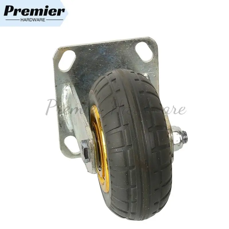 

Wear-Resistant Silent Non-Slip Steering Wheel + 5-Inch Nylon Fixed Wheel: Ideal Special Accessory for Furniture and Carts