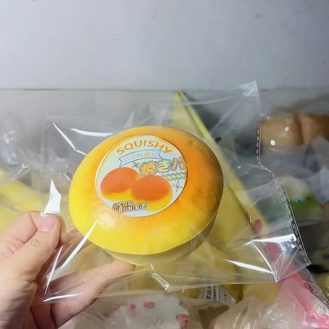 Symulacja Okrągły Chleb Maszynowy Do Ściskania PU Powolny Powrót Do Kształtu Zabawki Gniotki Lepkie Do Ściskania Dla Dzieci Dorosłych Antystresowe Sensoryczne Zabawki Fidget