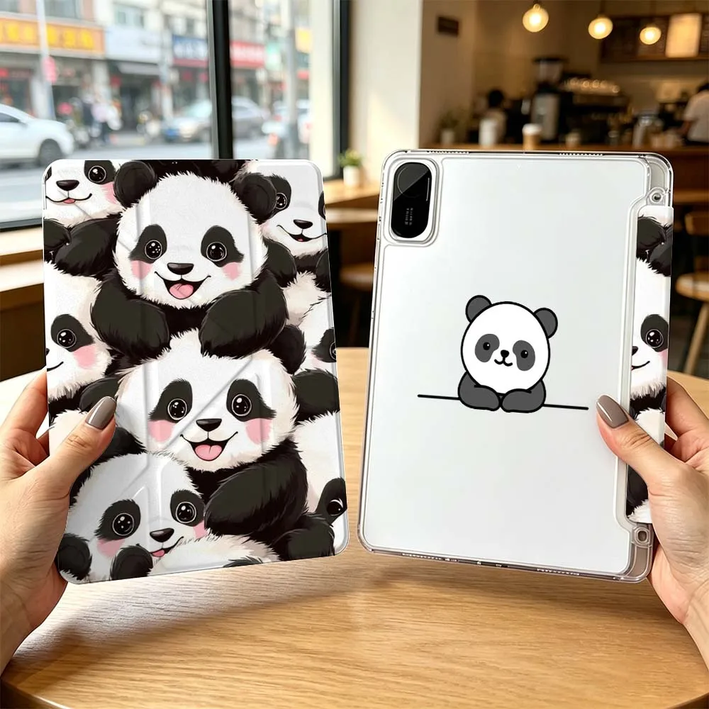 Panda Cartoon Aesthetic Cool For Xiaomi Redmi Poco Pad 8 7 6 5 Pro SE 5G 11.2 12.1 11 inch 3Y Tablet Case