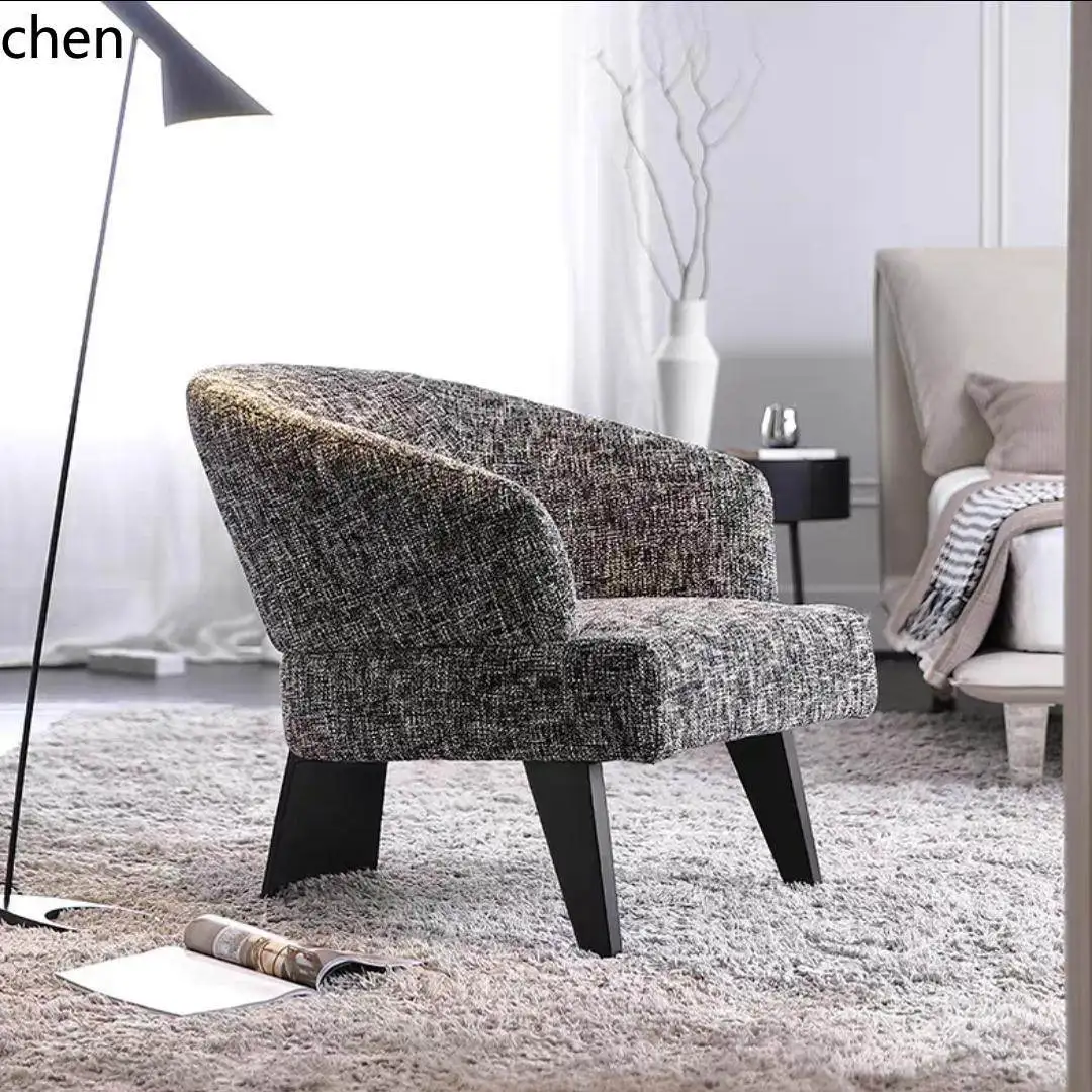 HYS Fabric Sofa Chair for Living Room and Balcony Creative Single Chair