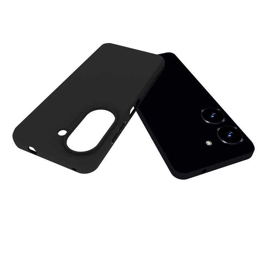 For ASUS Zenfone 9 Case Black Matte Non-Slip Skid-proof  Soft TPU Silicone Case Cover For ASUS Zenfone 10