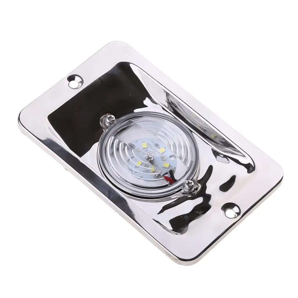 Marine Boat White LED Stern Navigation Light Lamp Waterproof