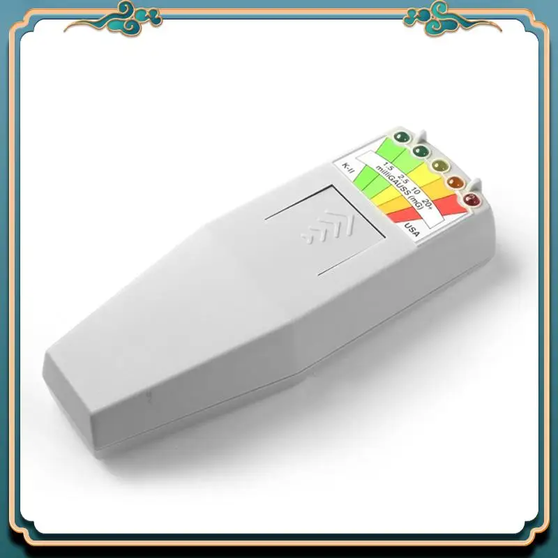 Probador de radiación de campo electromagnético Digital ABJG-K2, accesorio de mano, 5 LED Gauss EMF para caza de fantasmas, seguridad Personal