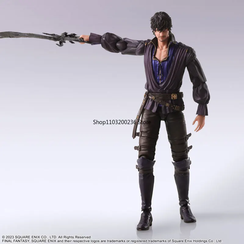 Original SQUARE ENIX BRING ARTS Final Fantasy XVI BARNABAS THARMR Action Figure Active Joints Model Desktop Decoration Gift