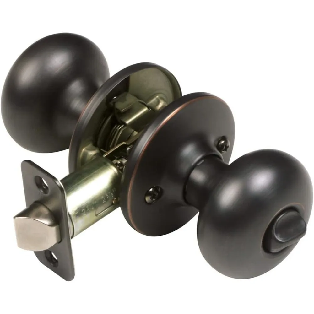 

753459 Cambridge 2-Way Adjustable Privacy Door Knob, Oil Rubbed Bronze