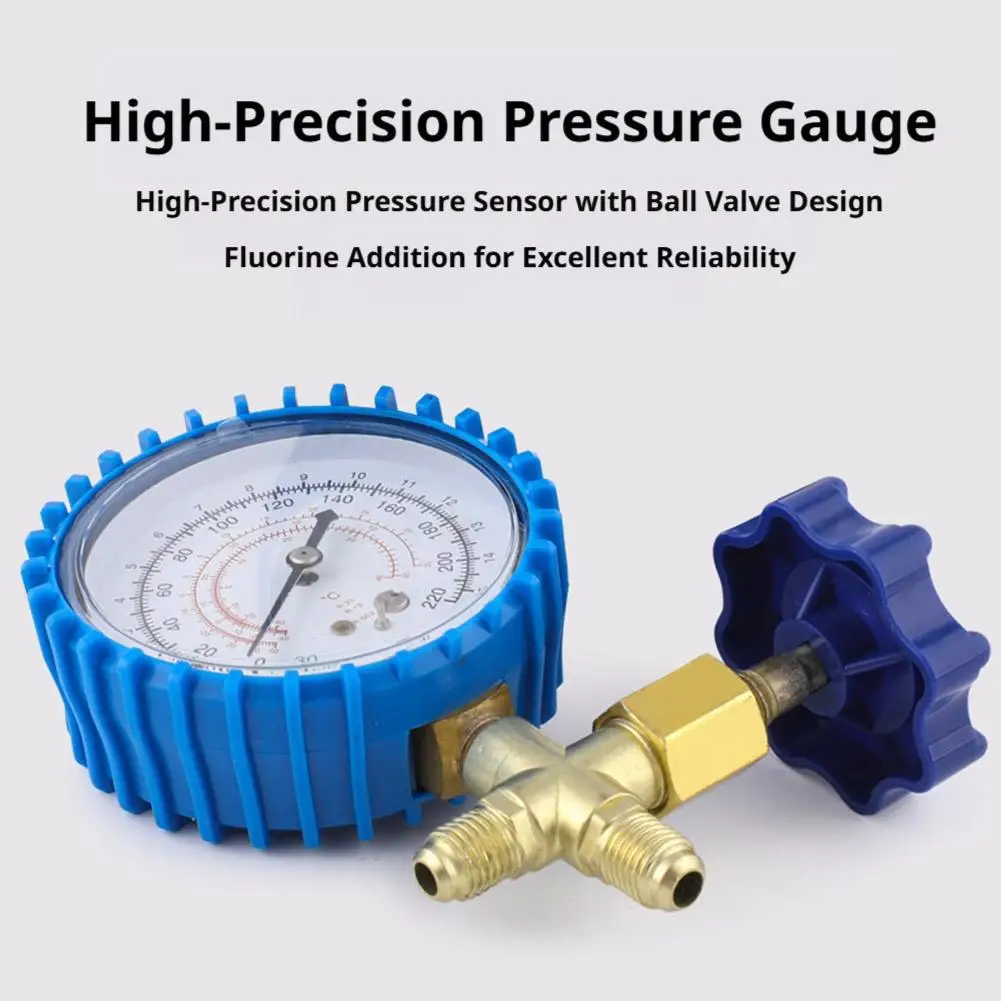 

Air conditioner filling form meter valve R22 R134 refrigerant automobile fluoride meter valve refrigerant pressure gauge