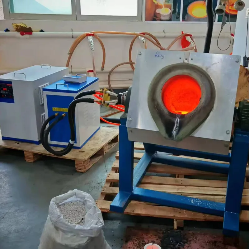 Lab Grade Mini Portable Metal Ore High Efficiency Gold Melting Furnace
