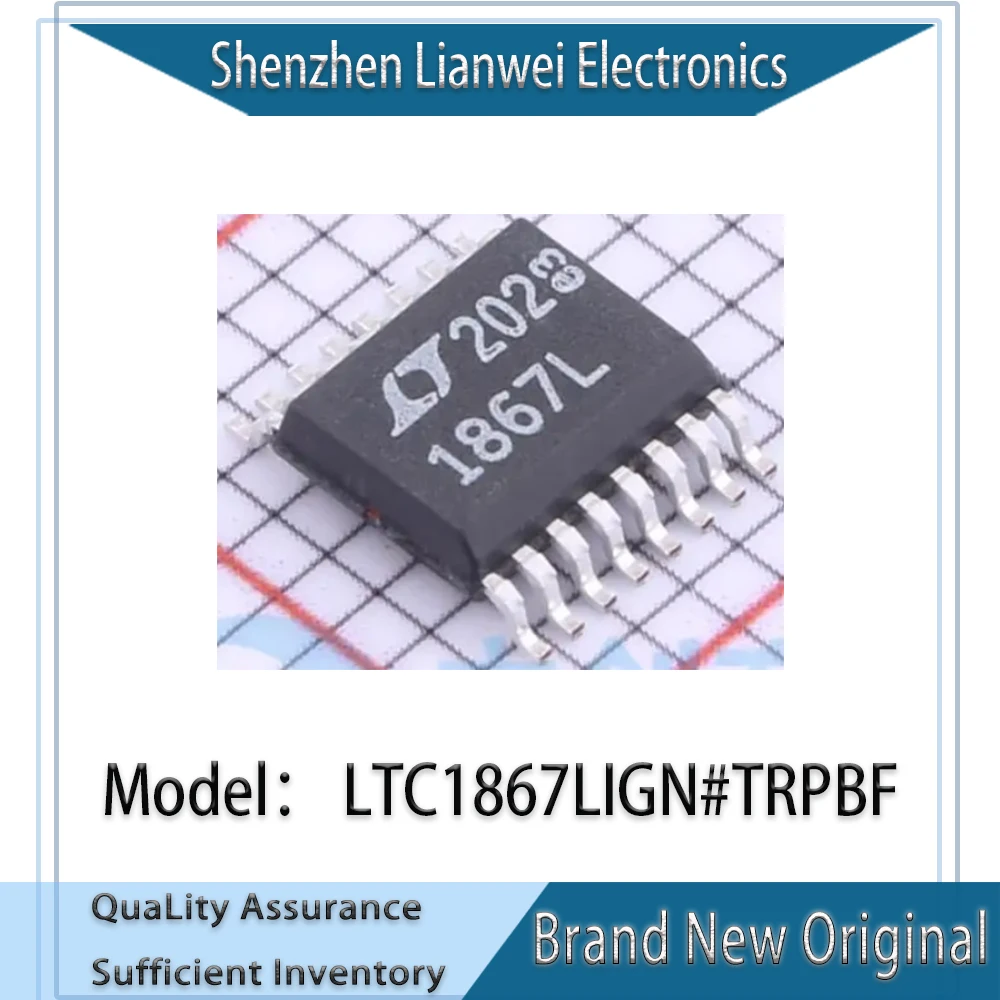 

100% New Original LTC1867LIGN 1867L LTC1867LIGN#TRPBF IC Chipset SSOP-16