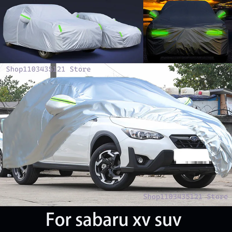 

For sabaru xv suv Outdoor Protection Full Car Covers Snow Cover Sunshade Waterproof Dustproof Exterior Car accessories