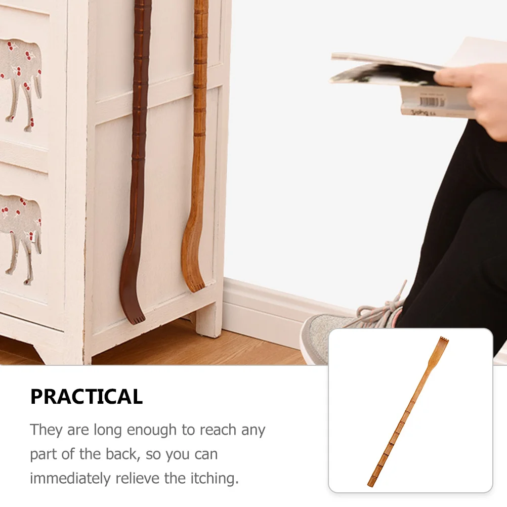 

Деревянный скребок для спины с длинной ручкой, эффективный инструмент для облегчения зуда, массажный инструмент для тела, домашнее портативное устройство для царапин для пожилых людей и