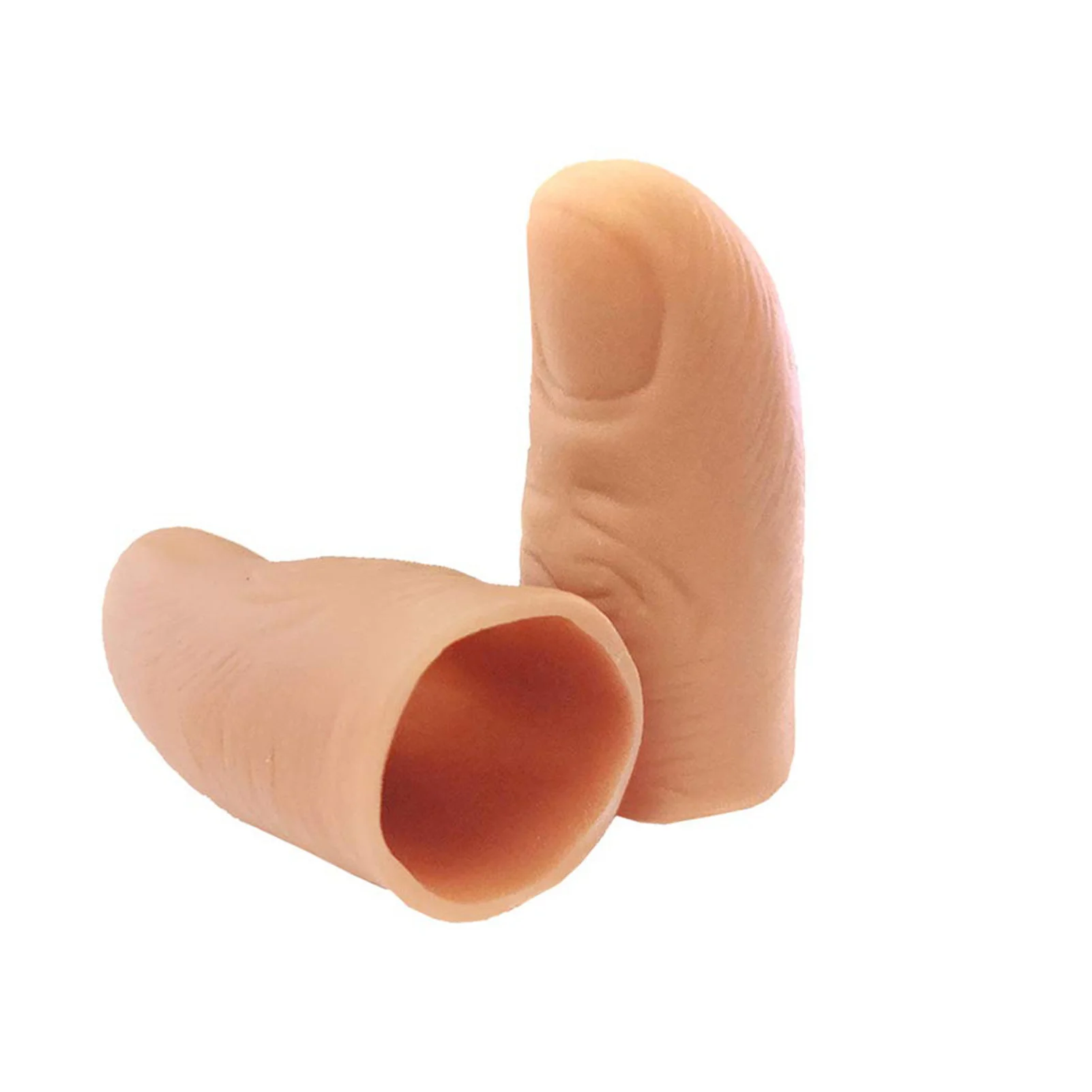 2PCS Magic Trick Fingers Thumbs With LED Battery Powered Magic Props Halloween Party Toys For Children