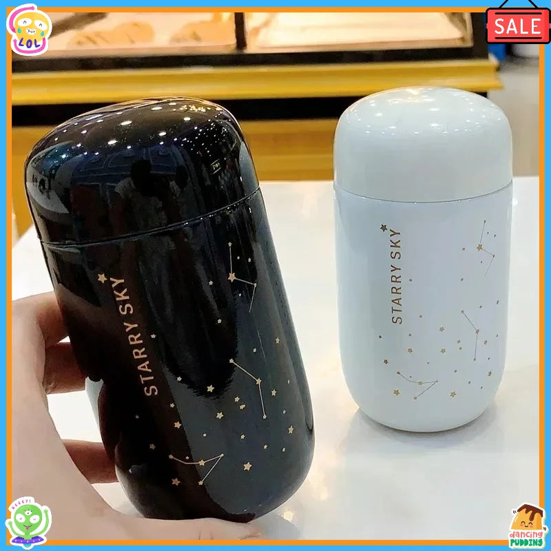 

Starry Sky Pattern 200ML Mini Thermos - 304 Stainless Steel Leak-Proof Vacuum Flask, Small Capacity Insulated Coffee Cup