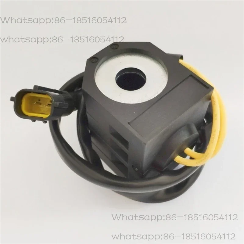 Excavator DH150-7/220-7 pilot solenoid valve coil Daewoo 225-7 hole 13 height 51.5