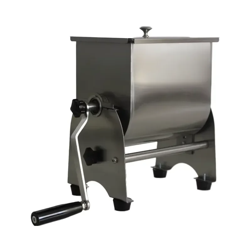 Heavy Duty Manual Meat Grinder Stainless Steel Sausage Stuffer 5kg Capacity Commercial Grade Kitchen Tool for Beef Pork