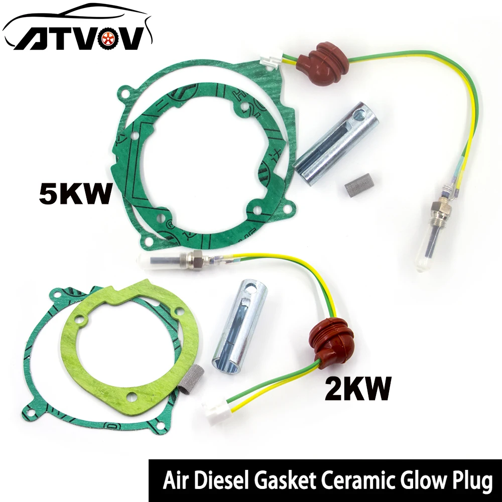 

12V 2KW 5KW Car Air Diesel Chinese Parking Heater Gasket Glow Plug Ceramic Pin Removal Fitting Tool Kit For Webasto Eberspacher