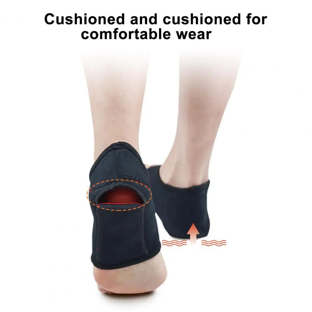 1 Pair Heel Cover Shock Absorbing Heel Support Comfortable Foot Pain Arch Support Plantar Fasciitis Insole Pad Walk Heel Insoles