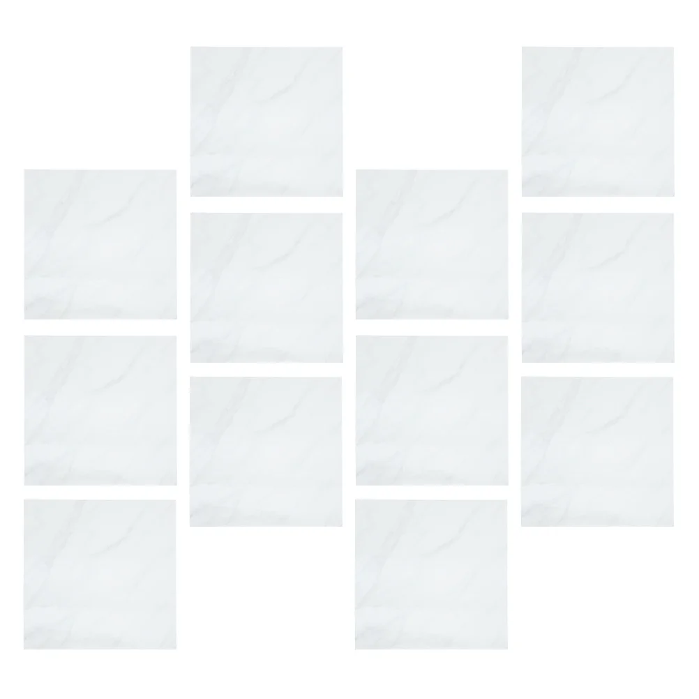 

12 Pcs Stickers Tile for Kitchen Aufkleber Fliesen Bad Peel and Backsplash Marble