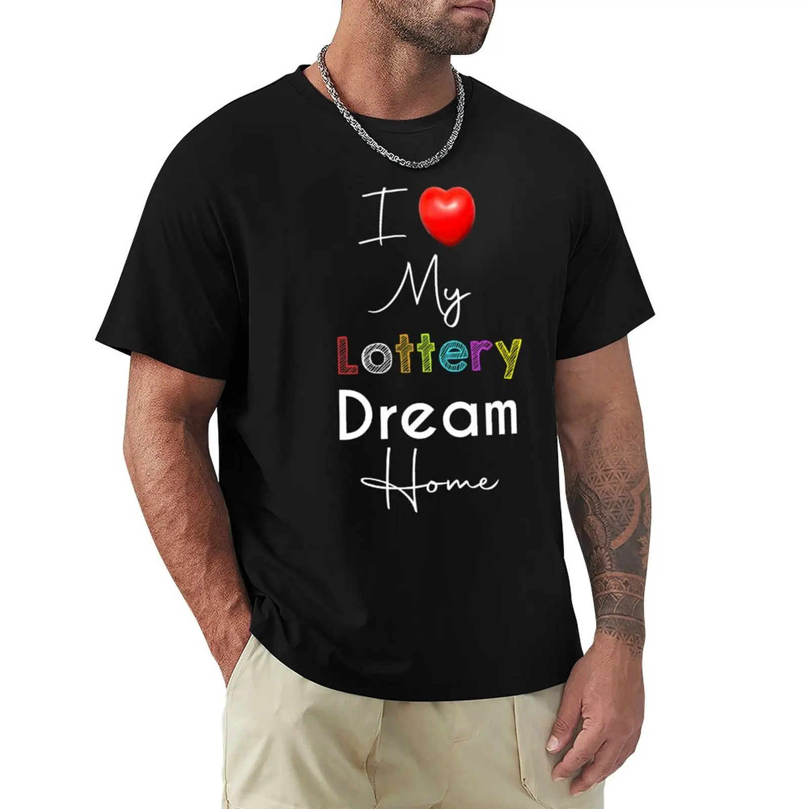 My Lottery Dream Home T-Shirt Lightweight Basic Short Sleeve Shirt