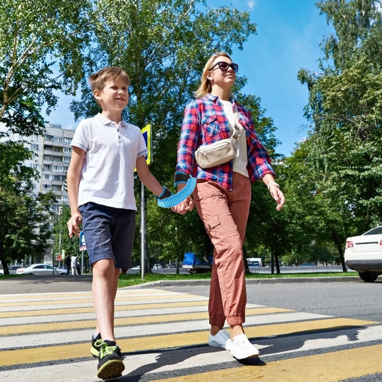 

Anti Lost Wrist Strap Adjustable Safety Wristband For Toddlers Kids Outdoor Walking Child Leash Link Rope Portable Harness For