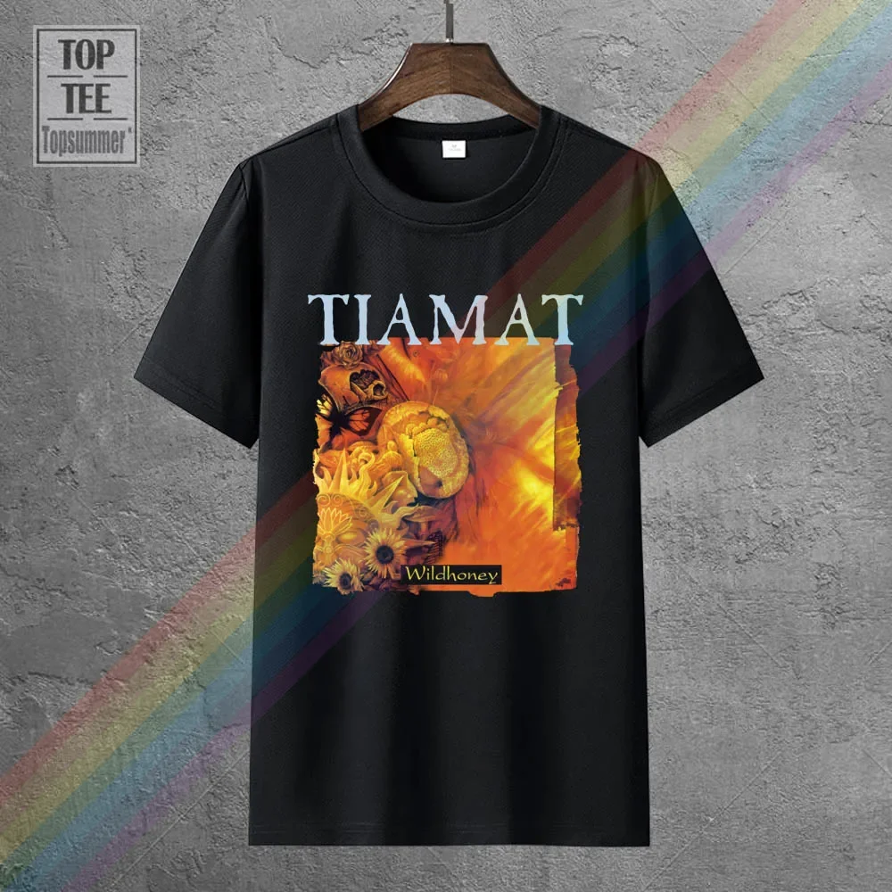 New Tiamat Wildhoney T Shirt Short Slevee Black Reprint S 3Xl 100% Cotton Short Sleeve O Neck Tops Tee Shirts 2018