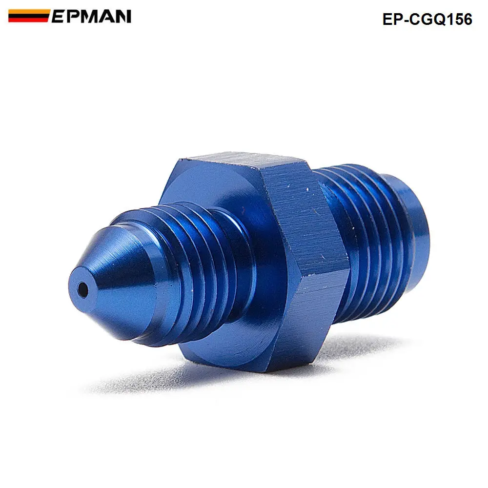 EPMAN 3AN AN3 Blue Turbo Oil Feed Restrictor Fitting for T25/T28 or GT25R GT28R GT30R Aluminum EP-CGQ156