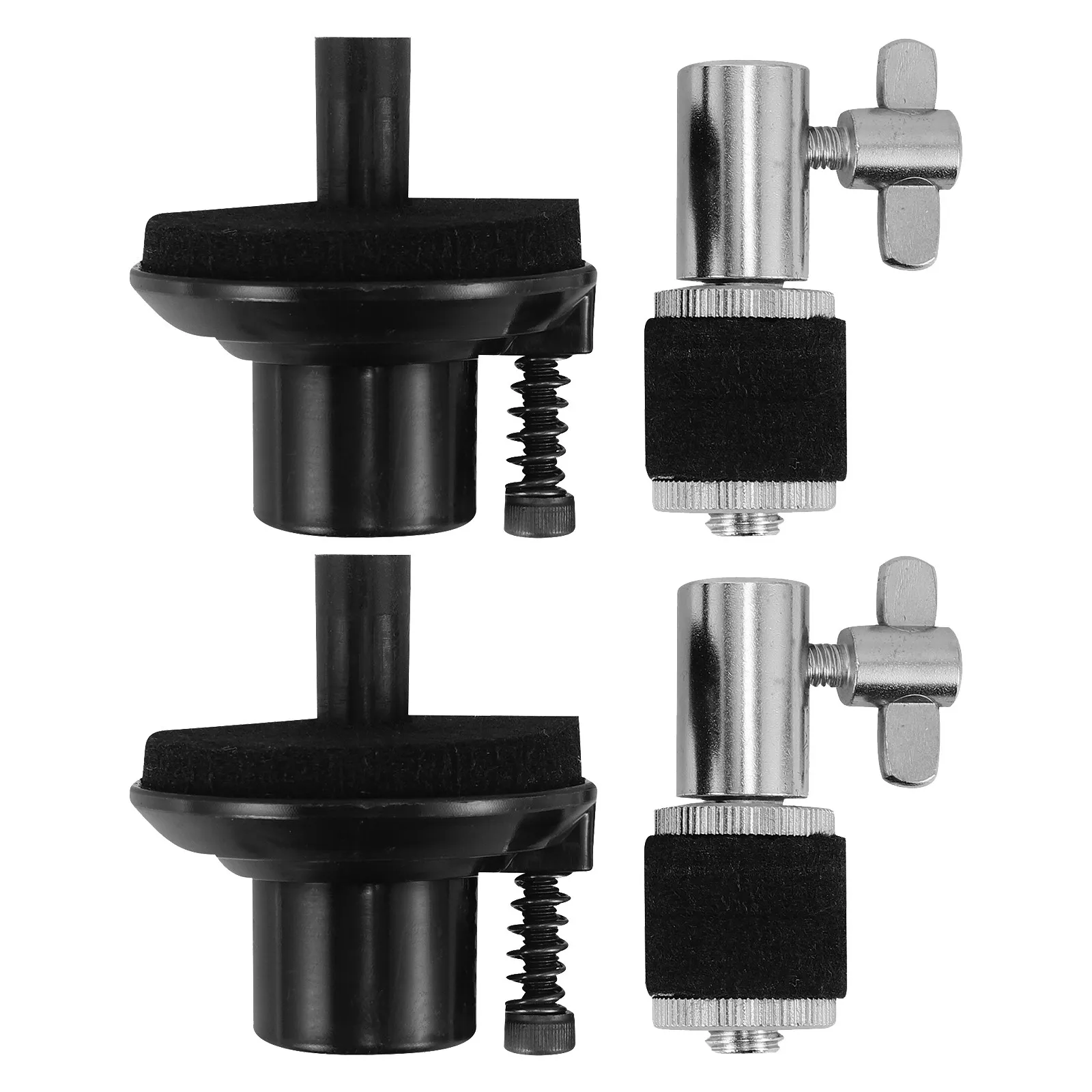 4 PCs Easy Install Hi Hat Clutch Drum Hardware Kit Replacement Parts Adjustable Accessories Cymbal Stand Seat Base
