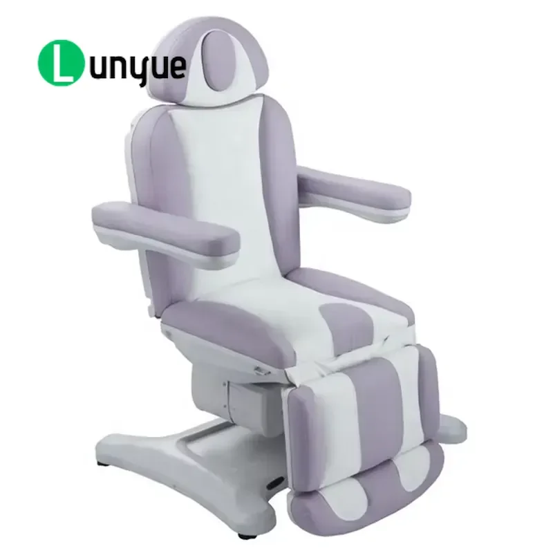 Electric Beauty Bed Swivel Adjustable Makeup Chair Face Table Furniture Massage Bed for Spa Clinic Home Use Comfortable