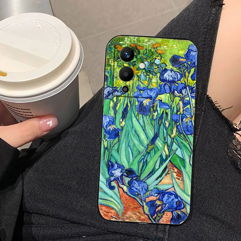 Sunflowers Starry Night Van Gogh Art Phone Case For Infinix NOTE 7 8 8I 10 11 11S 12 30 40 TECNO POVA NEO 2 4 5 6 Pro Case Funda