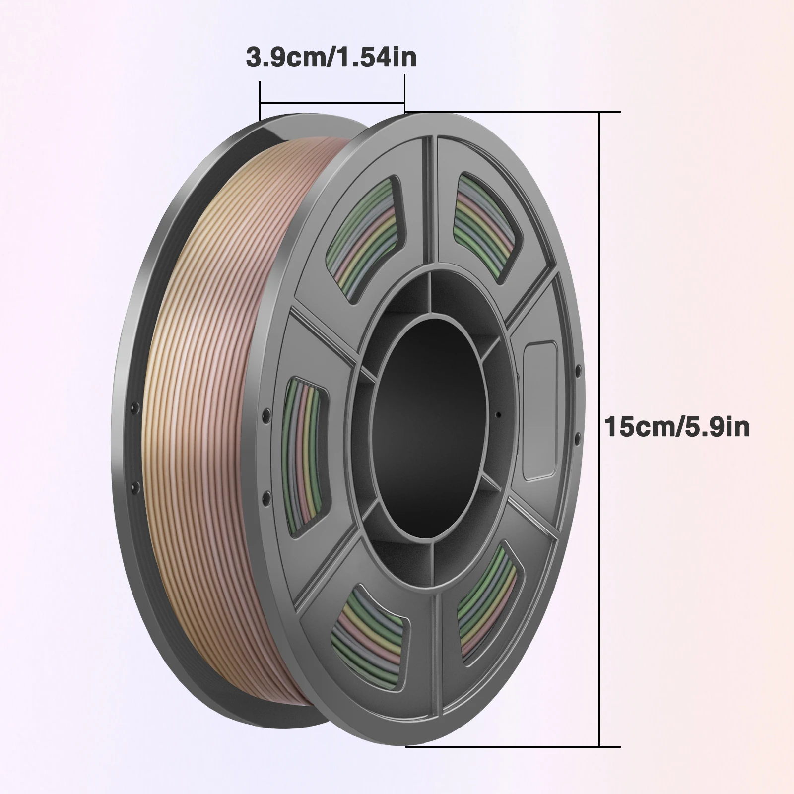 

Нить для 3D-принтера PLA, 250 г/рулон, многоцветная опция, диаметр 1,75 мм, высокая точность ± 0,03 мм, аккуратная обмотка, гладкая поверхность печати, совместима с большинством 3D-принтеров