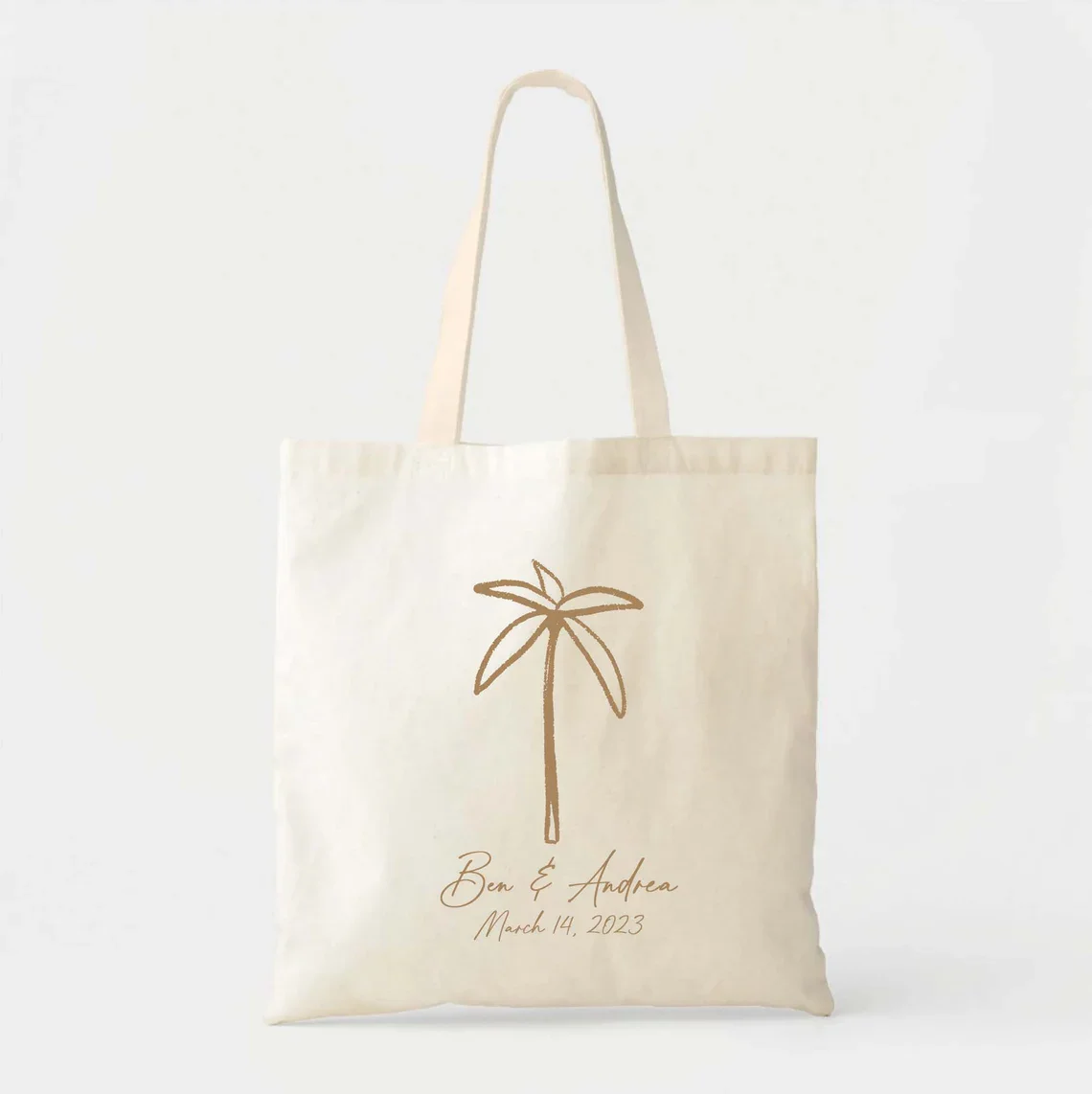 Palm Tree Totes - Wedding Welcome Bag - Custom Wedding Tote - Bachelorette Gift Bags - Destination Wedding Tote - Custom Tote Ba