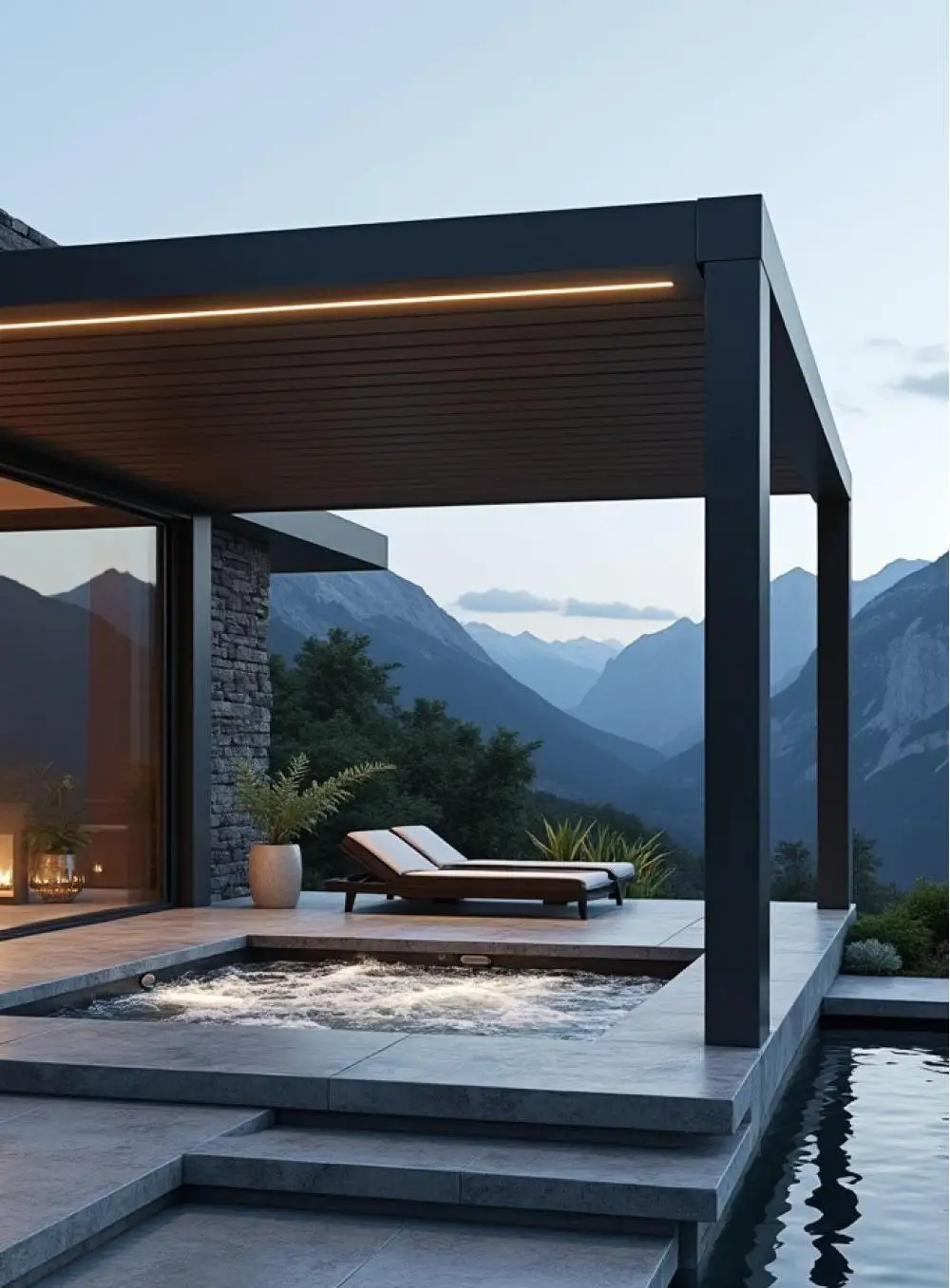 Custom Size 3X3 3x6 10*12 10*20m Motorised Pergola Outdoor Garden Waterproof Aluminium Bioclimatic Electric Louver Roof Pergola