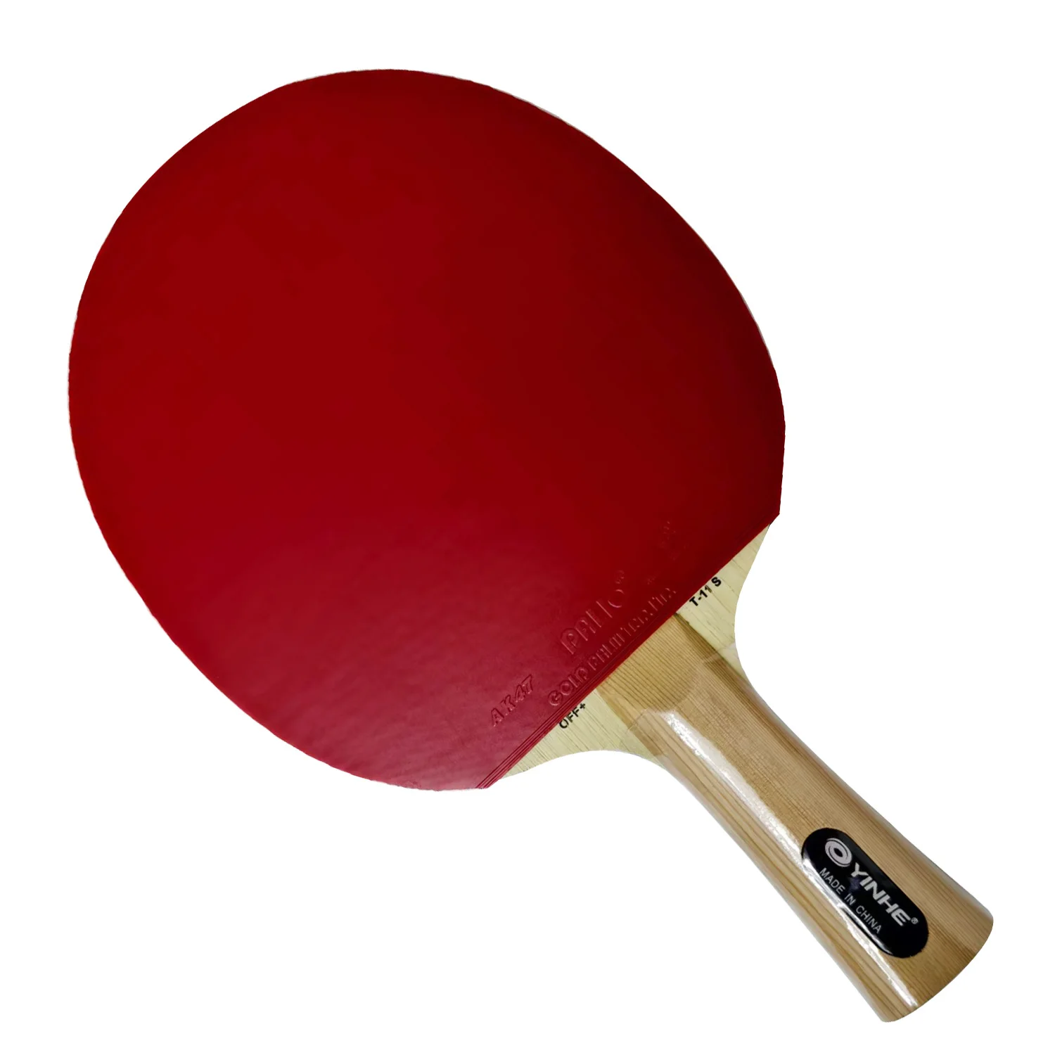 Pro Combo Racket Yinhe T-11S T11S table tennis blade with Palio AK47 blue and AK47 yellow Pips-in pingpong rubber