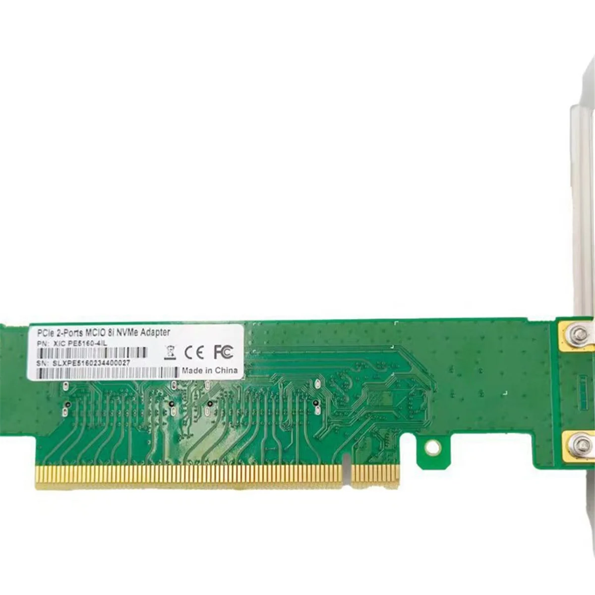 Adaptador de placa base SMIEA PE5160-4IL PCIe5.0 X16 a MCIO 8I, requiere placa base, compatible con tarjeta dividida