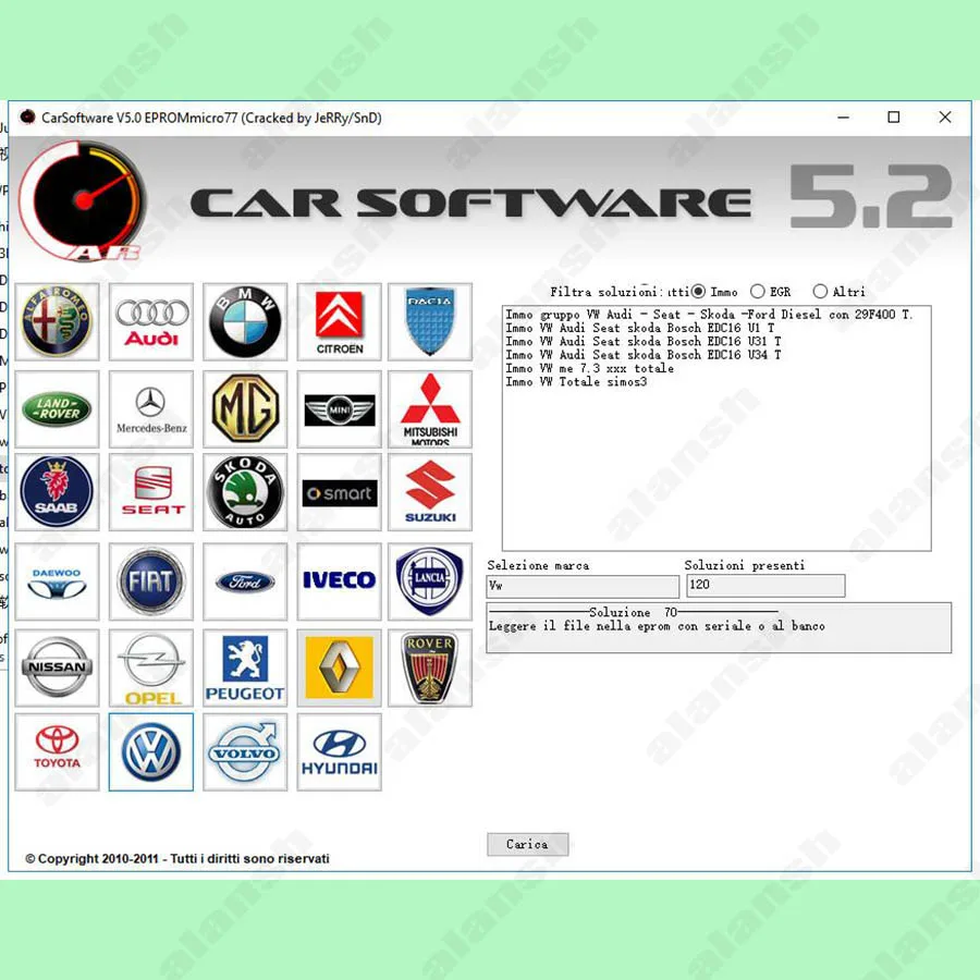 CarSoftware 5.2 EPROMmicro77 Car Software 5.2 ( Immo Off Start Fix Tool ) + Nitro