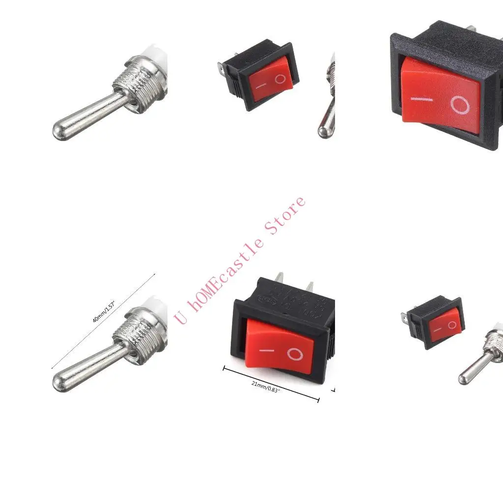 63HF Waterproof Toggle Switch Box Toggle Switch Panel Mount Momentary Toggle Switch