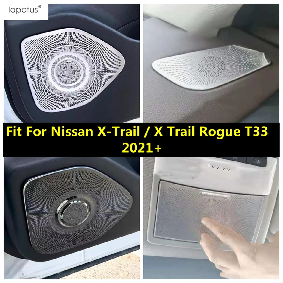 

Car Door Audio Speaker / Dashboard Air AC Vents / Read Light Trim For Nissan X-Trail / X Trail Rogue T33 2021 - 2025 Accessories