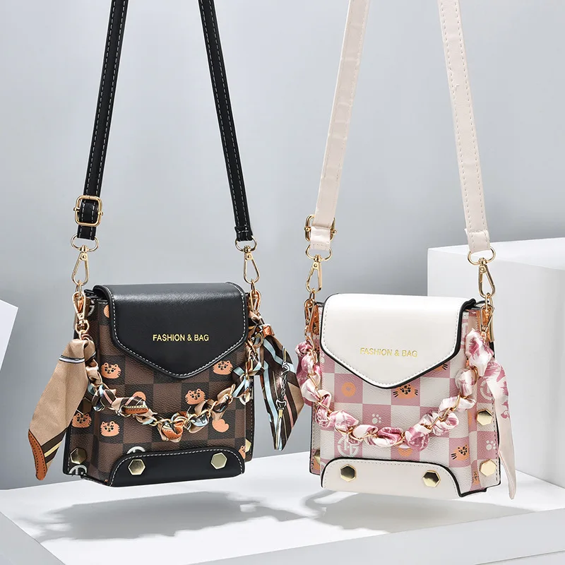 Mobile Phone Bag Women\'s New Summer Fashion Mini Bag Fashion Single Shoulder Crossbody Good-looking Suitable Daily Collocation