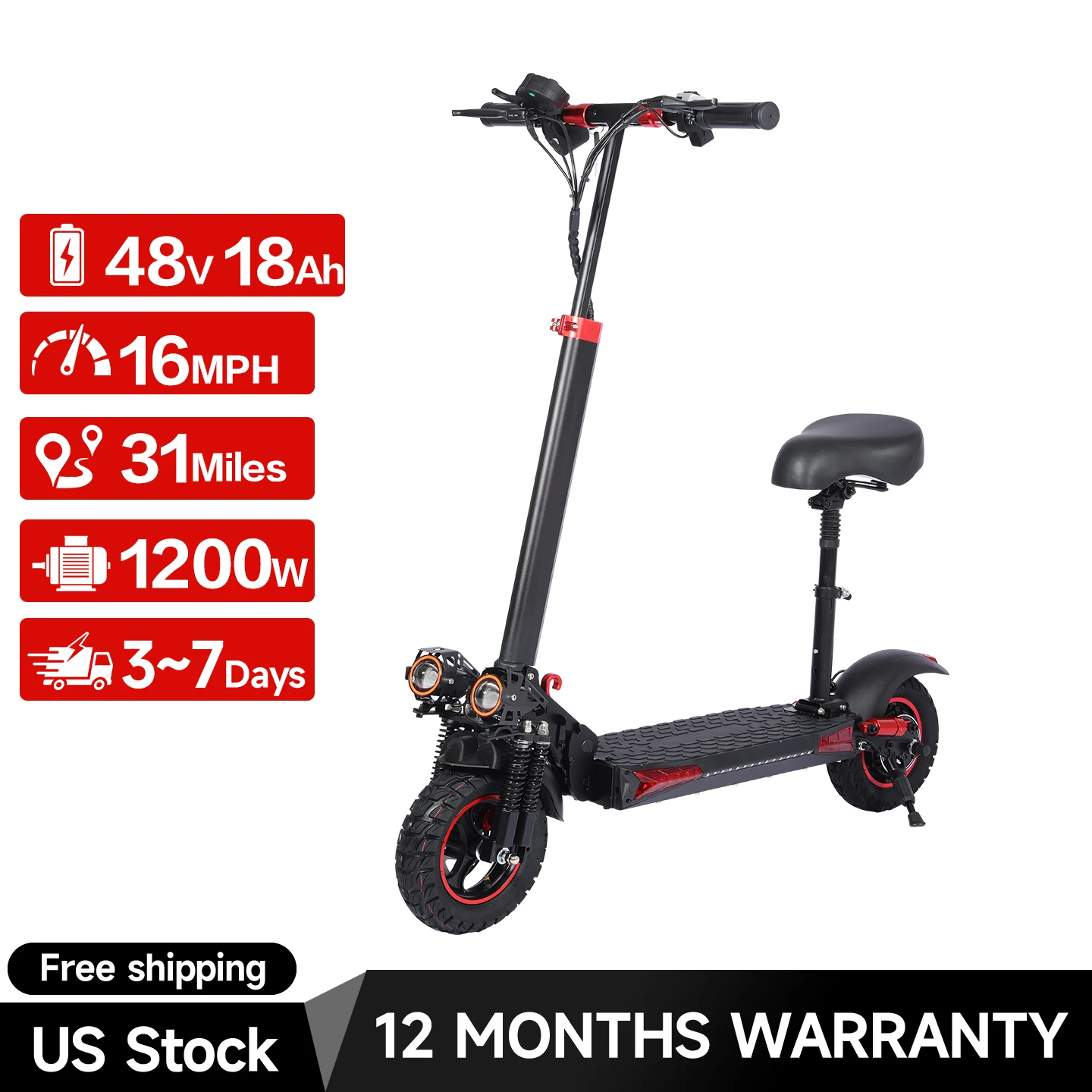 Freeboy J11MAX EScooter 1200W Motor 48V 18AH Battery 11inch Tire Folding Off-road City Sports Commuting Electric Scooter