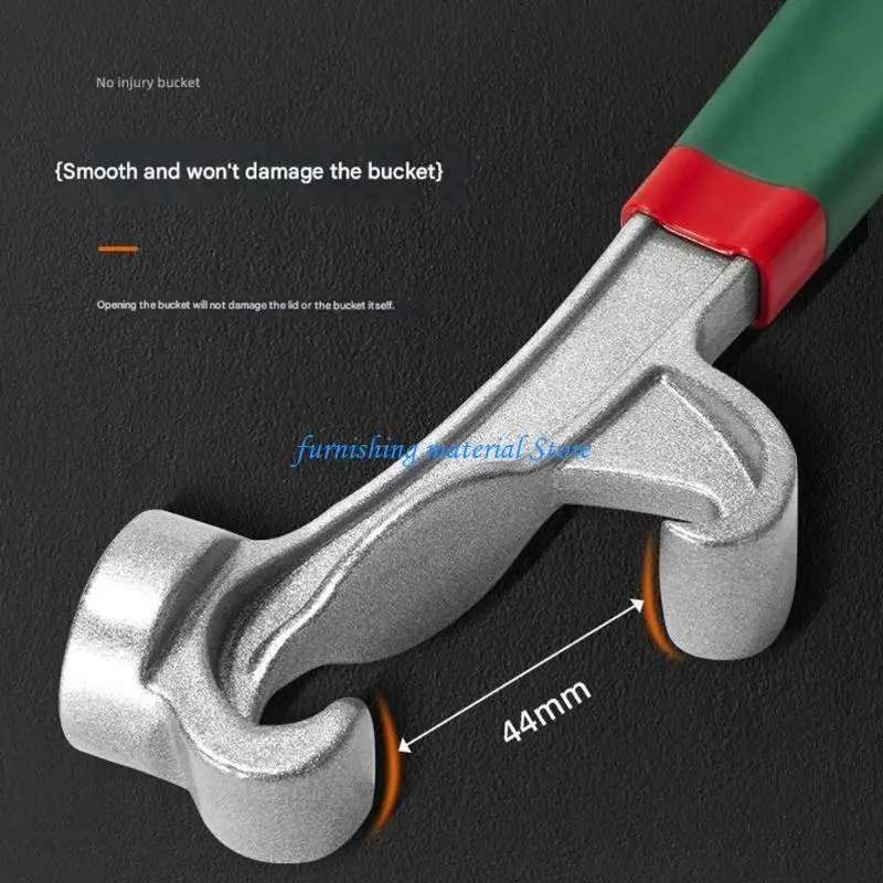 Y5GD High Quality Metal Paint Bucket Opener With Tight Hold Ergonomic Lid Remover Perfect For Artists And Workers