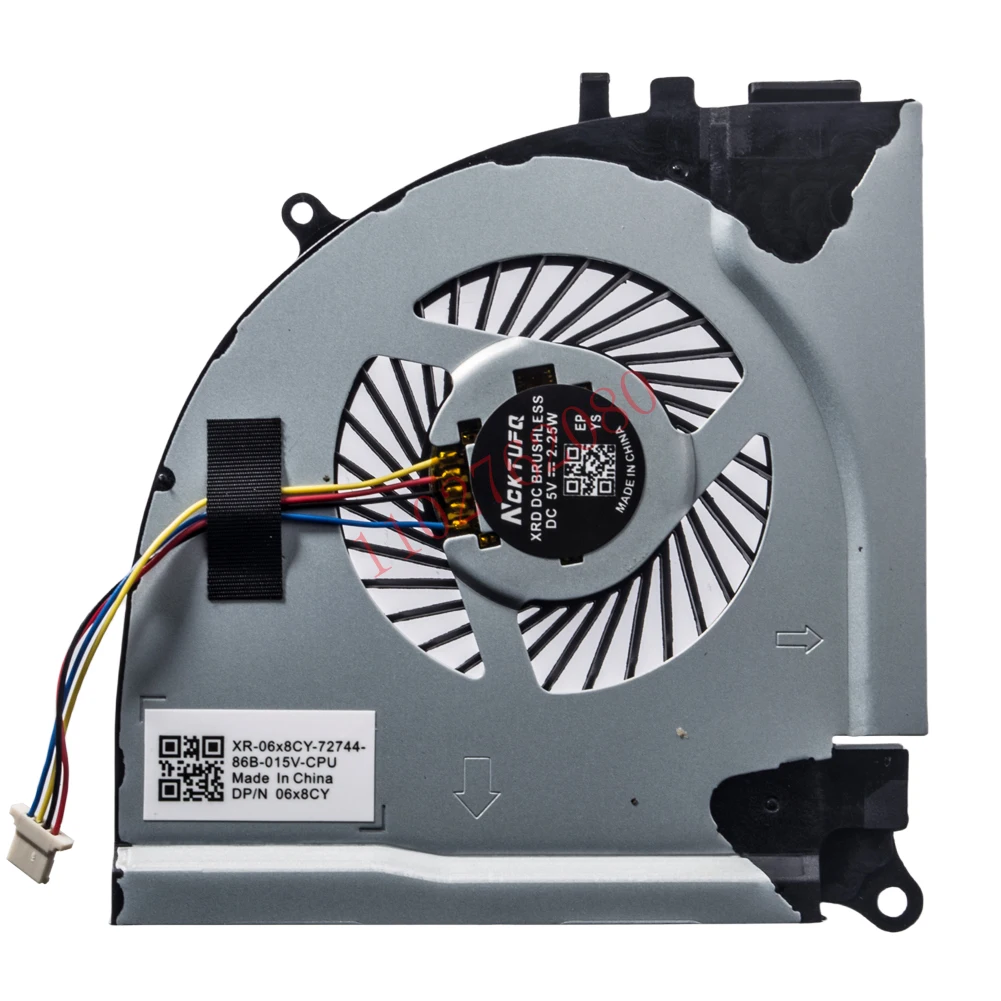 Ventilateur de remplacement pour Dell Inspiron 7557 7559 15-7000 15-7557 15-7559 Series Ventilateur de refroidissement pour ordinateur portable D P/N 0RJX6N CN-0RJX6N