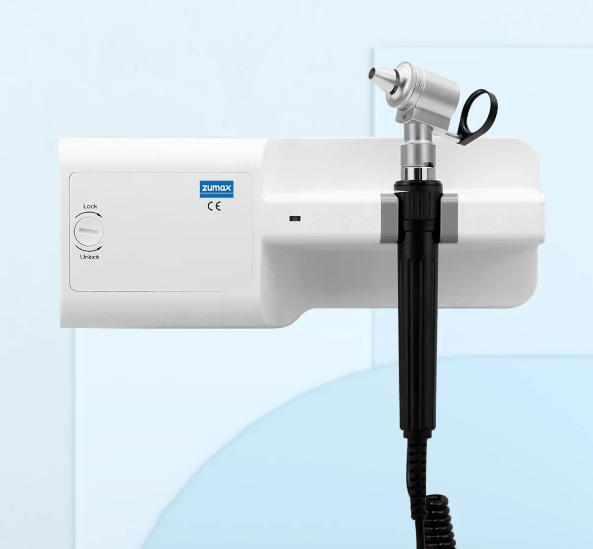 High Quality Open ENT Otoscope with Plastic Lithium Handle Cell Handle LED Wall Mount Otoscope  fast shipping
