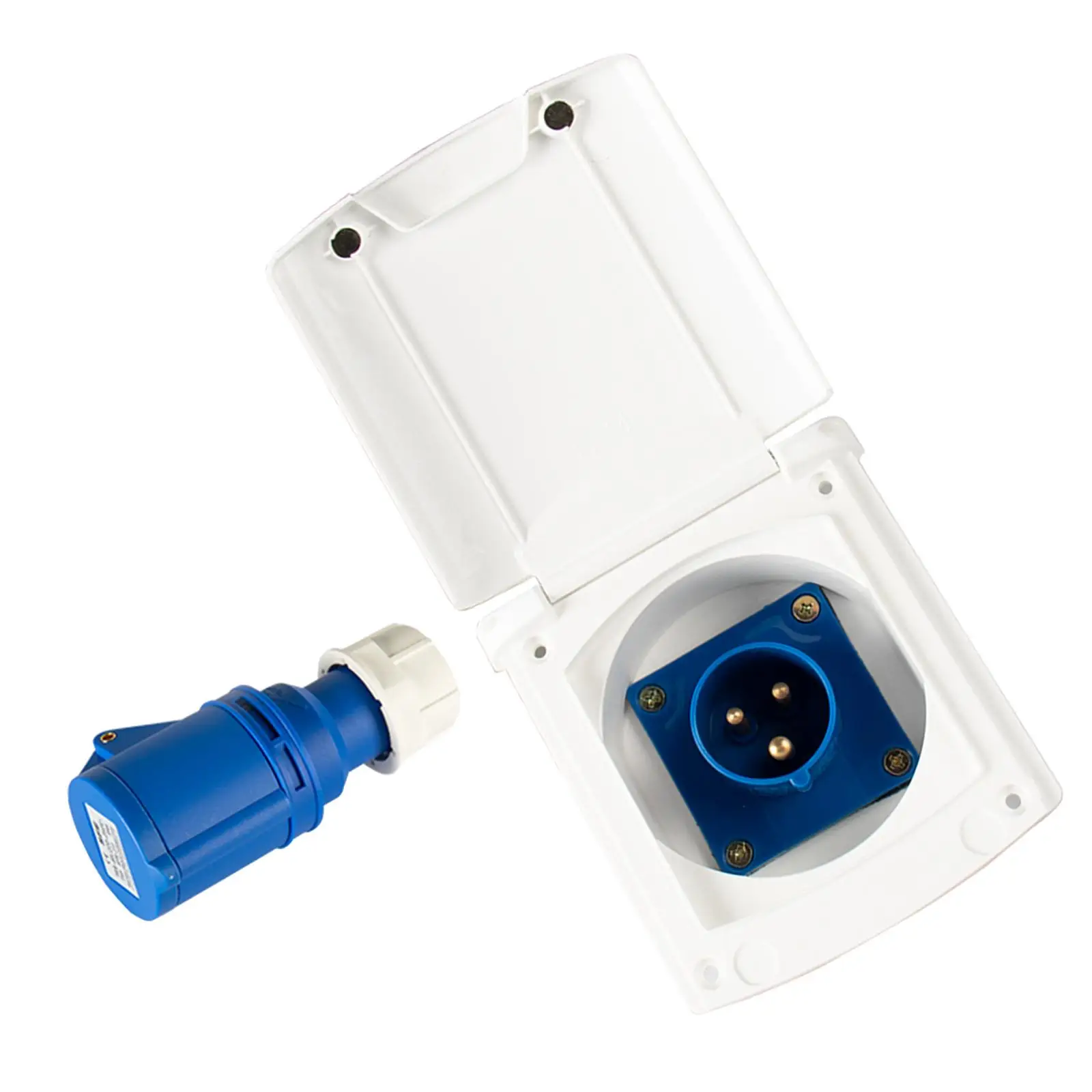 

Розетка для подключения к сети 16А для автодомов, прочная пластиковая настенная розетка с крышкой для кемпера и каравана