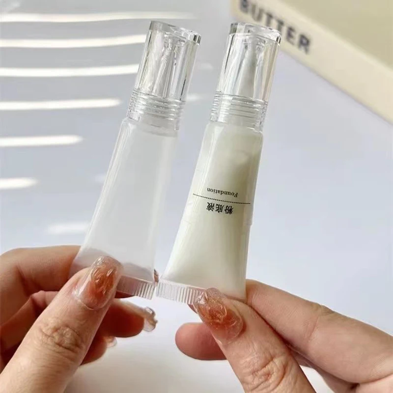 10/15ML Cosmetic Soft Tubes Sunscreen Eye Cream Lotion Liquid Foundation Refillable Bottles Hyaluronic Acid Dropper Empty Bottl