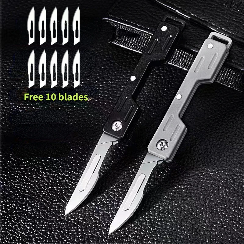 NEW DIY Mini Performance Folding Machinery Cost Scalpel Medical Folding Knife EDC Outdoor Unpacking Pocket Knife