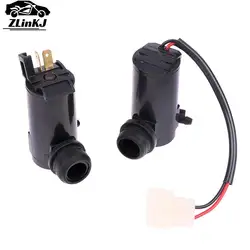 12V Universal Car Glass Wiper Windshield Water Washer Pump Jet Motor Car Styling Windcreen Replacement Kit