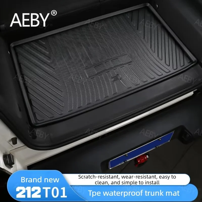 AEBY For BAIC 212 T01 TPE luggage lining,All-weather trunk mat,Waterproof, non-slip and odorless,Tail box mat,Car accessories
