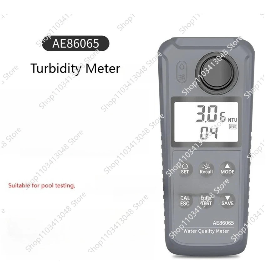 Portable turbidimeter AE86065 Digital turbidity meter tester range 0.00~1000NTU 5S