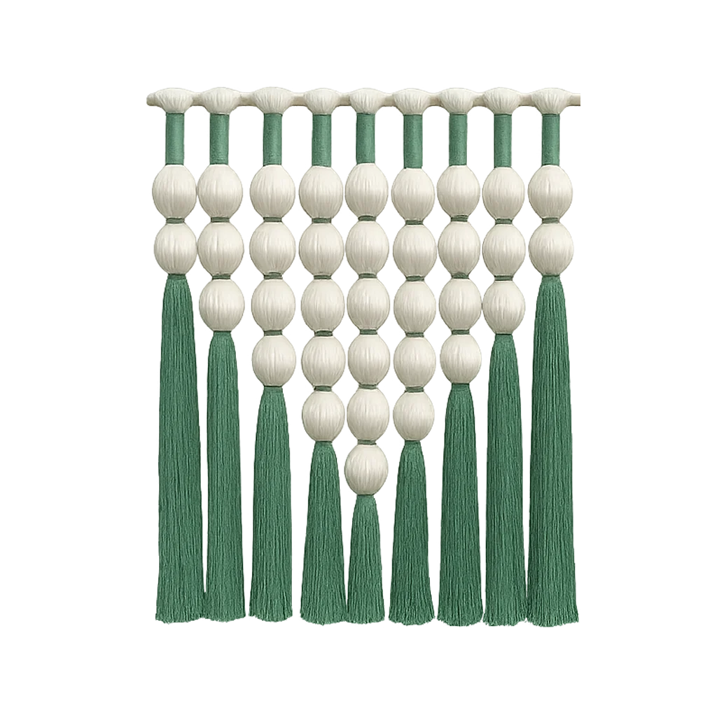 #￥Macrame Knotting Square Braid Design Tenture Murale Art Deco Style Cotton Room Divider Birthday Anniversary Wedding Christmas