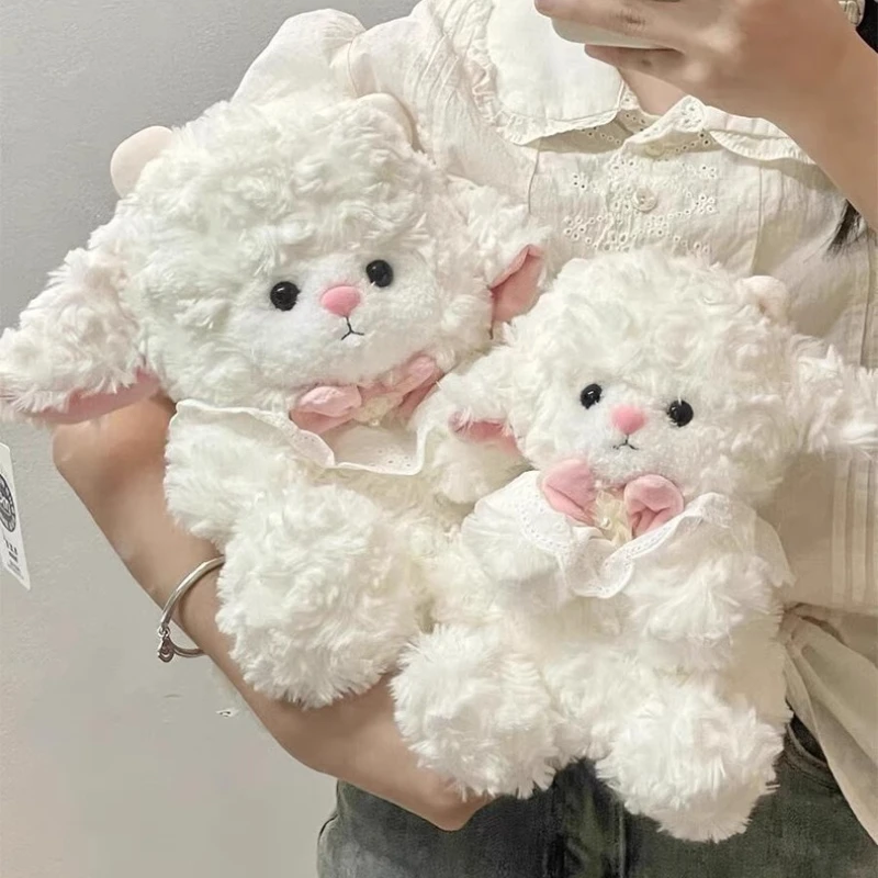 Cute Sheep Plush Toy Super Soft Princess Style Children Plush Animal Toy Birthday Gift for Girls Kids Girlfriend Home Decor