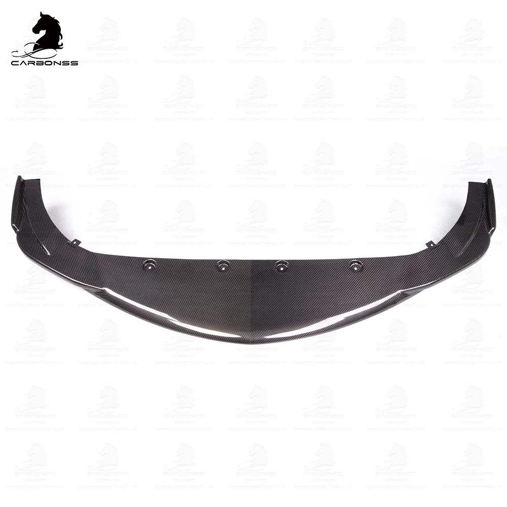 Hot selling：Tom's Type Carbon Fiber Front Bumper Lip for   A90 MK5 Car Bumper Spoiler Front Lip  2019+
